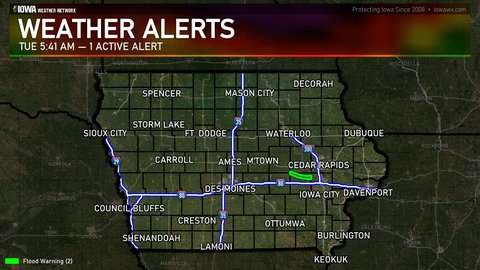 Local watches, warnings, and advisories for Iowa