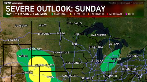 Day 1 SPC Convective Categorical Outlook for the Midwest