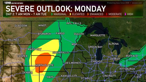 Day 2 SPC Convective Categorical Outlook for the Midwest