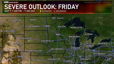 Day 7 SPC Convective Categorical Outlook for the Midwest
