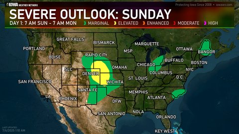 Day 1 SPC Convective Categorical Outlook for the US