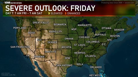 Day 7 SPC Convective Categorical Outlook for the US