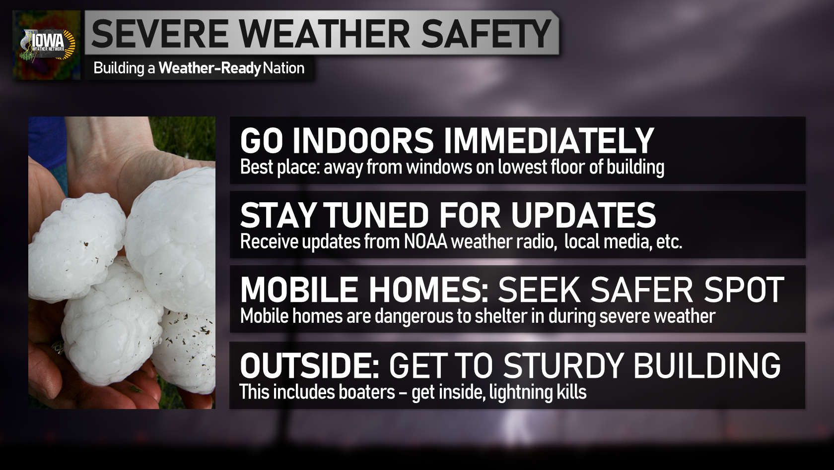 Severe Weather Safety Poster